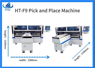 68 fejes, kétkarú mágneses lineáris LED-es, nagy sebességű Pick and Place gép